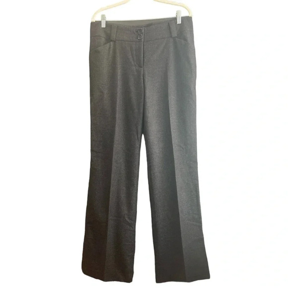 Vintage Burberry 90’s Wool Angora Cashmere Blend Straight Trouser in Brown Sz 10 - Picture 1 of 10